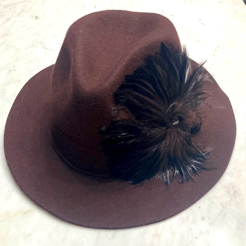 Brown Felt Hat